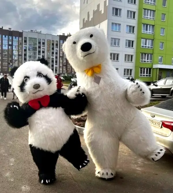 Белый медведь аниматор Кременчуг,Светловодск,Гришние Плавни,Кобеляки