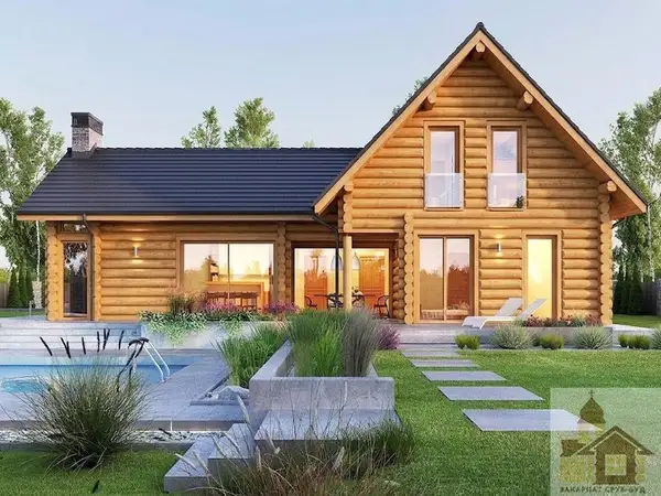 Будівництво зрубу Карпатський Азимут 210