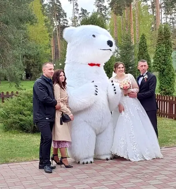 Белый медведь аниматор Кременчуг,Светловодск,Гришние Плавни,Кобеляки