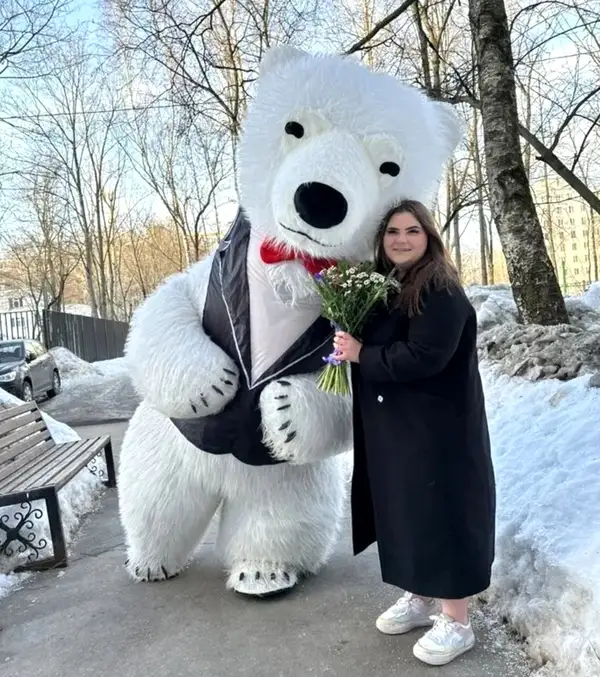 Белый медведь аниматор Кременчуг,Светловодск,Гришние Плавни,Кобеляки