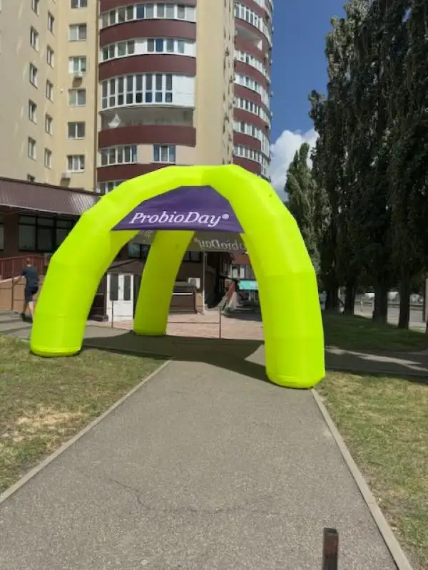 Палатка надувная тент для уличного маркетинга, рекламы